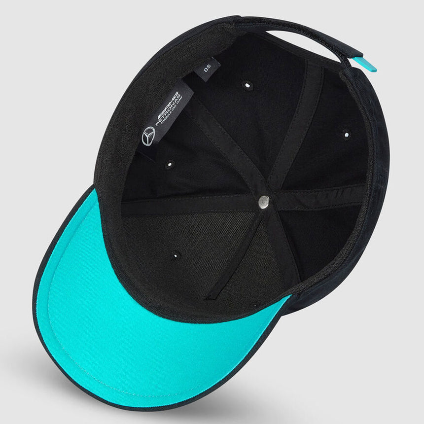 Mercedes AMG Petronas F1 Team FW Kids Large Logo Cap (Black)
