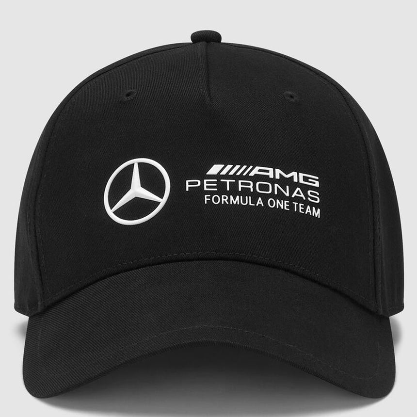 Mercedes AMG Petronas F1 Team FW Kids Large Logo Cap (Black)