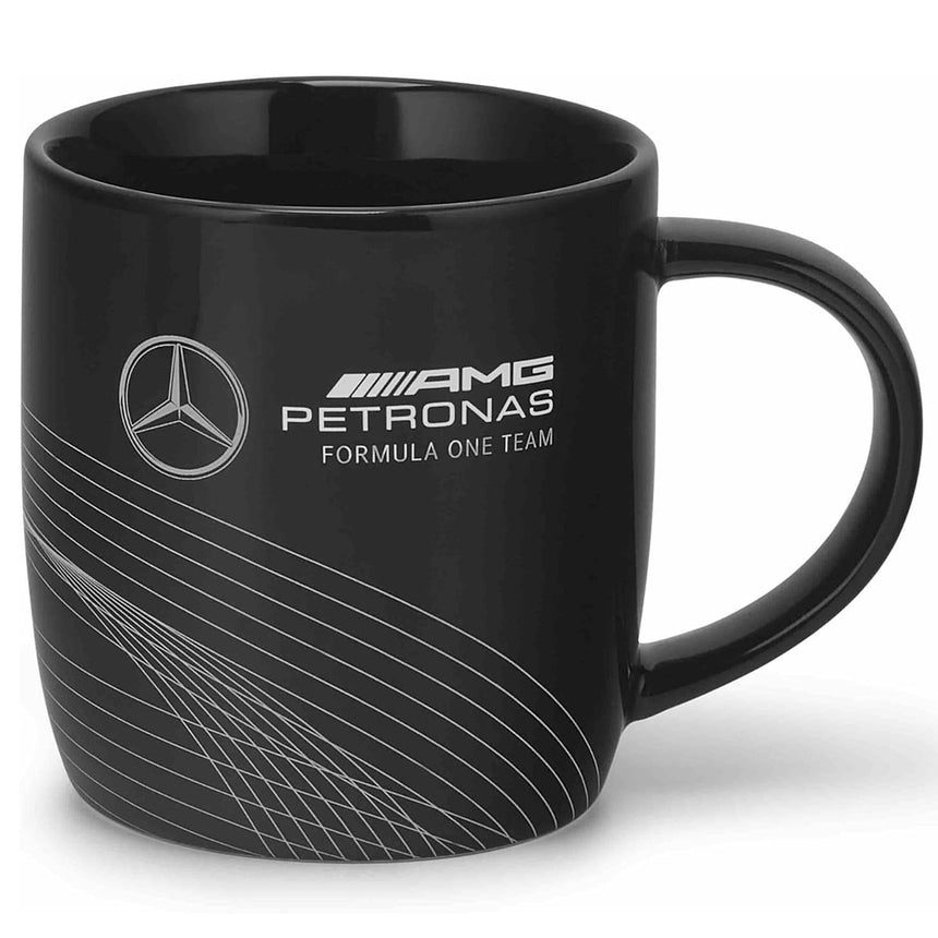 Mercedes AMG Petronas F1 Team Black Coffee Mug