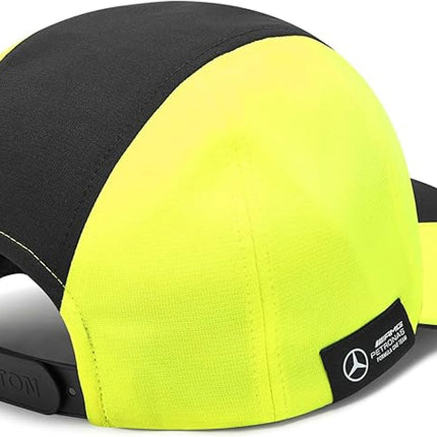 Mercedes AMG Petronas F1 Team FW Lewis Hamilton 44 Cap | Neon Yellow/Black Stripe