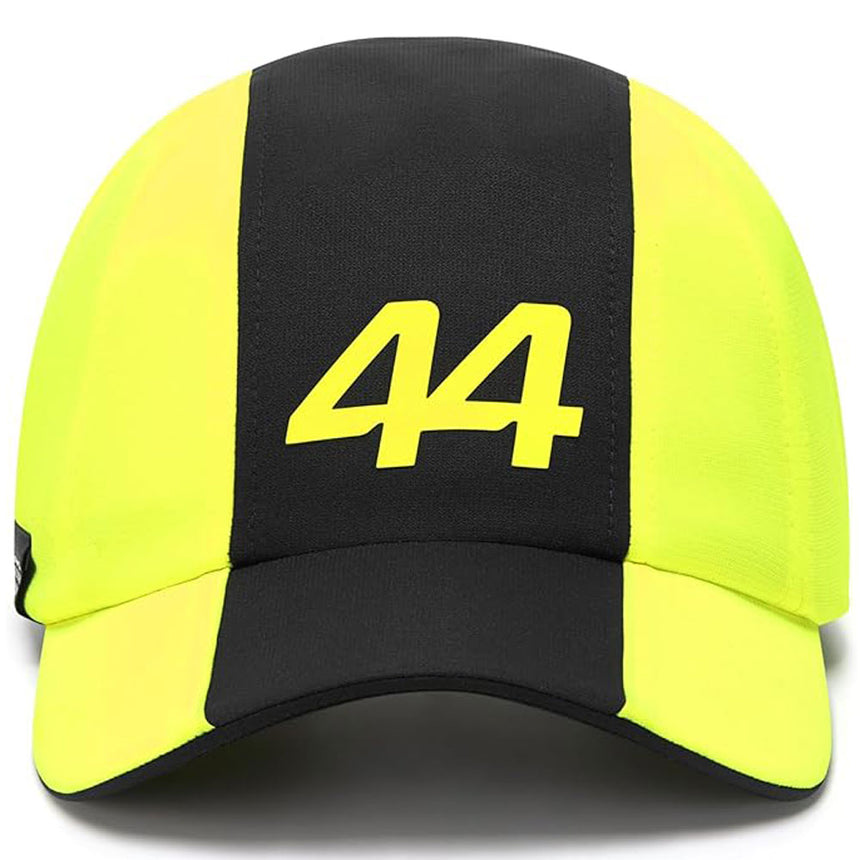 Mercedes AMG Petronas F1 Team FW Lewis Hamilton 44 Cap | Neon Yellow/Black Stripe