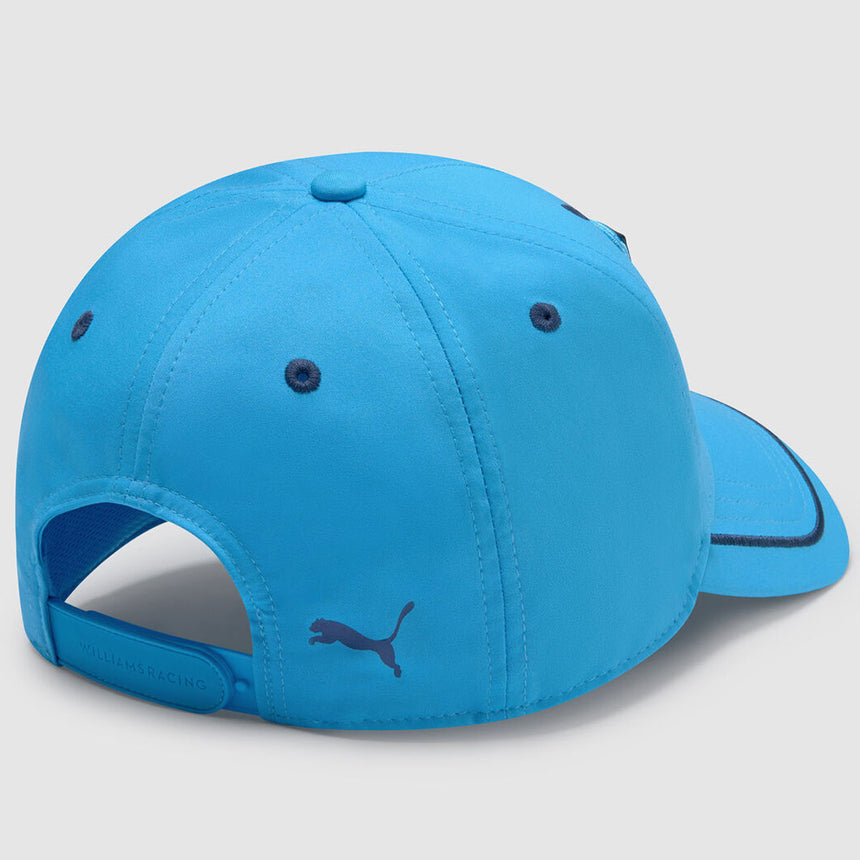 PUMA Williams Racing Bright Sky Blue Official F1 Navy Snapback Cap