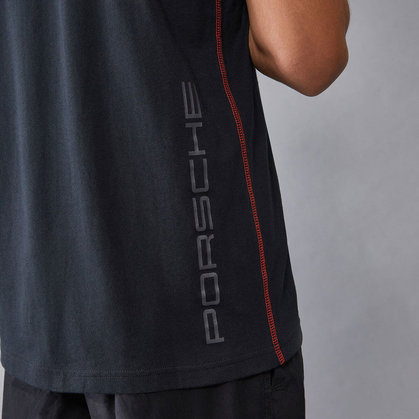 Porsche Motorsport Black Logo Tee Shirt