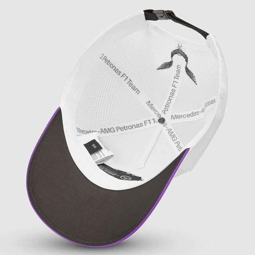 Mercedes-AMG Petronas Lewis Hamilton #44 Trucker Hat White