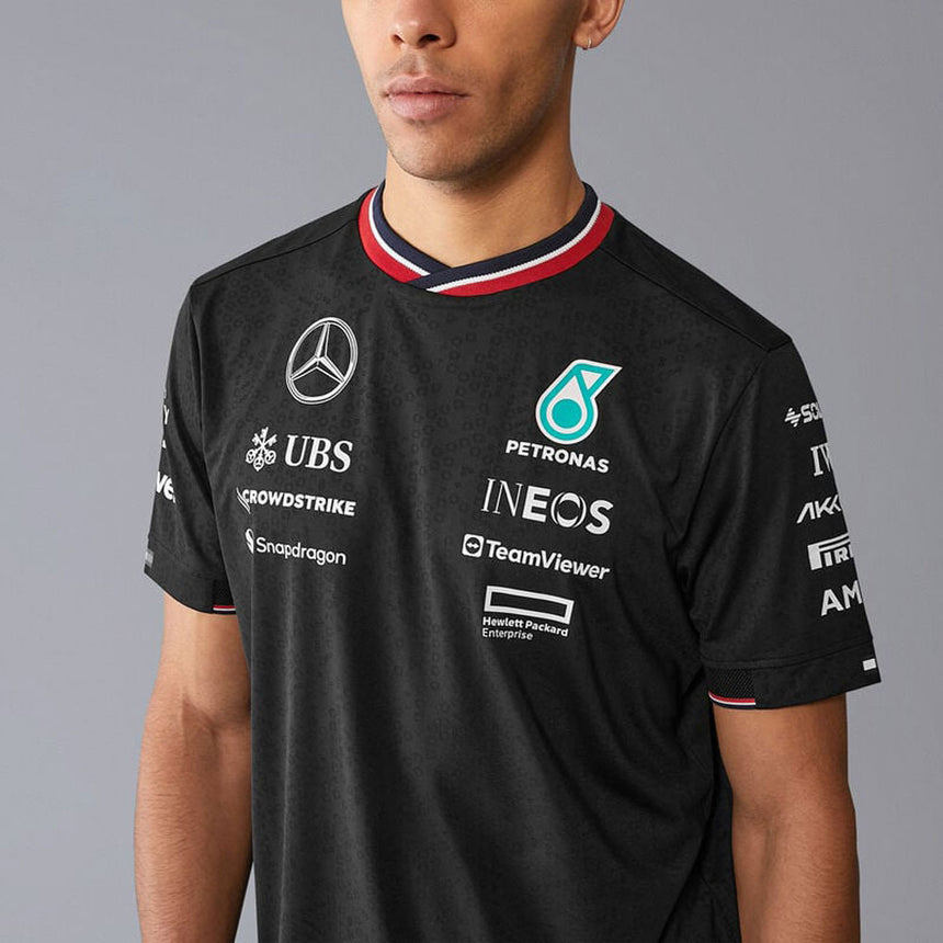 Mercedes AMG Petronas F1 Team 2024 Black Driver Tee Shirt