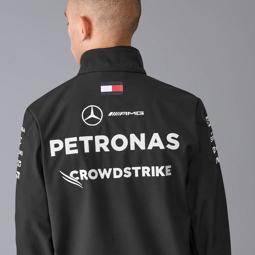 Mercedes AMG Petronas F1 Team Black 2024 Softshell Jacket