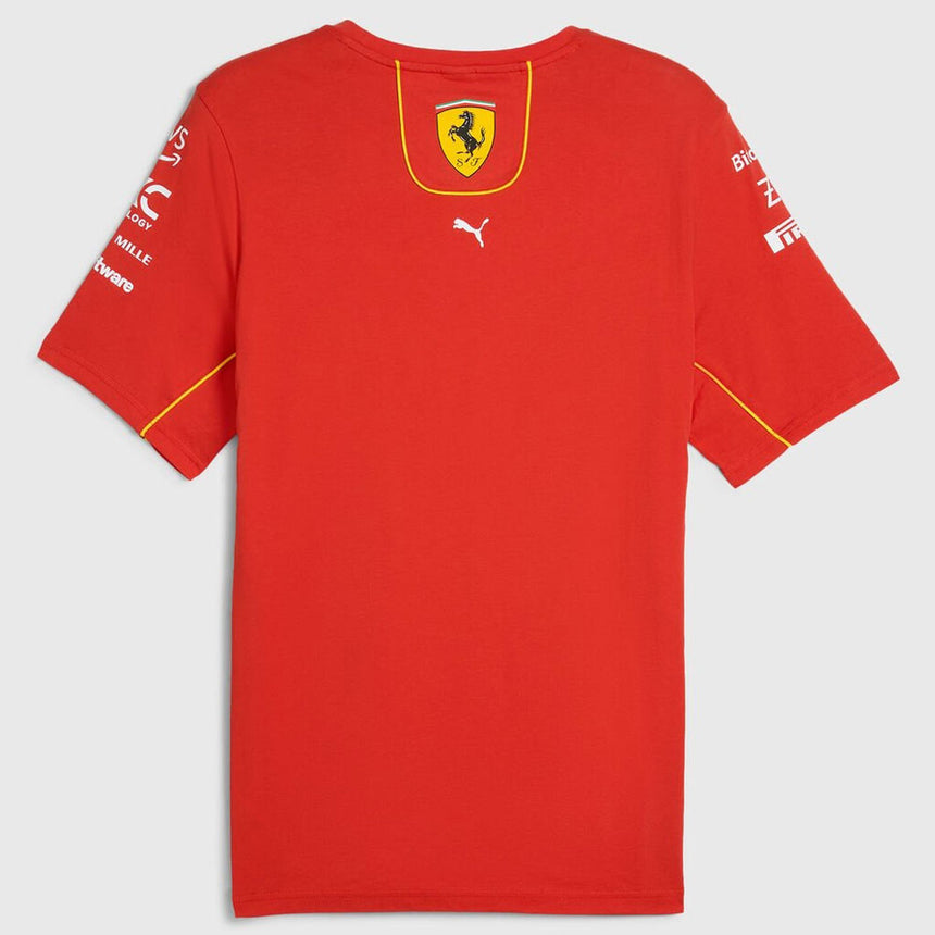 Scuderia Ferrari 2024 F1 Team Red T-Shirt Official PUMA Merch
