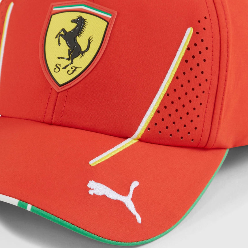 Scuderia Ferrari F1 Team Kids Base Ball Cap Official PUMA Merch | Red