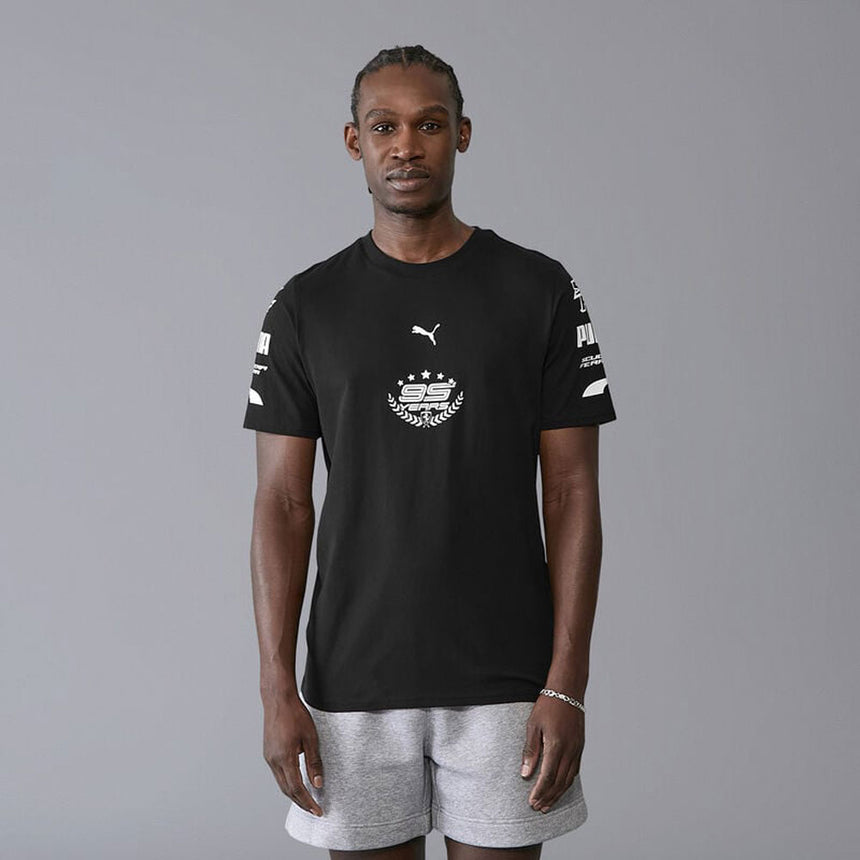 Scuderia Ferrari F1 Team Black Fanwear Graphic Tee Shirt