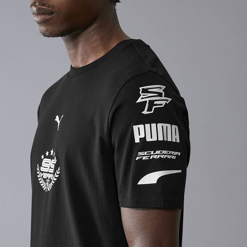 Scuderia Ferrari F1 Team Black Fanwear Graphic Tee Shirt