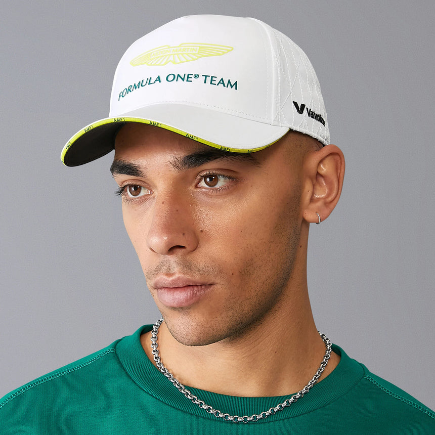 Aston Martin F1 Team 2024 White Adjustable Fit baseball Cap
