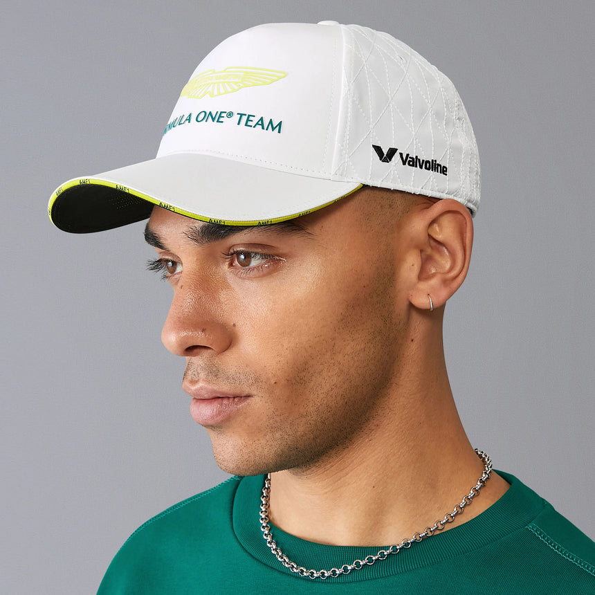 Aston Martin F1 Team 2024 White Adjustable Fit baseball Cap