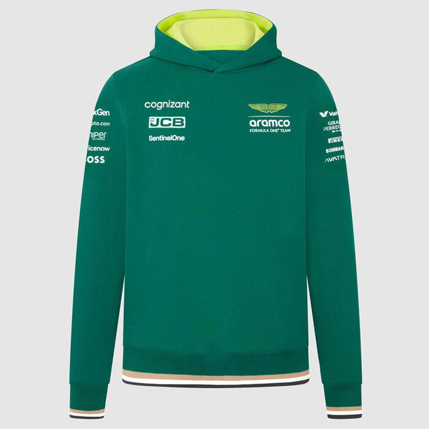Aston Martin F1 Team Kids 2024 Green Hoodie
