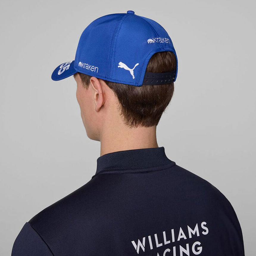 Williams Racing 2025 Carlos Sainz #55 Official Blue Driver Cap