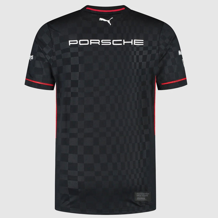 Porsche Motorsport Puma Team T‑Shirt Black Men’s Crew Neck Tee Shirt