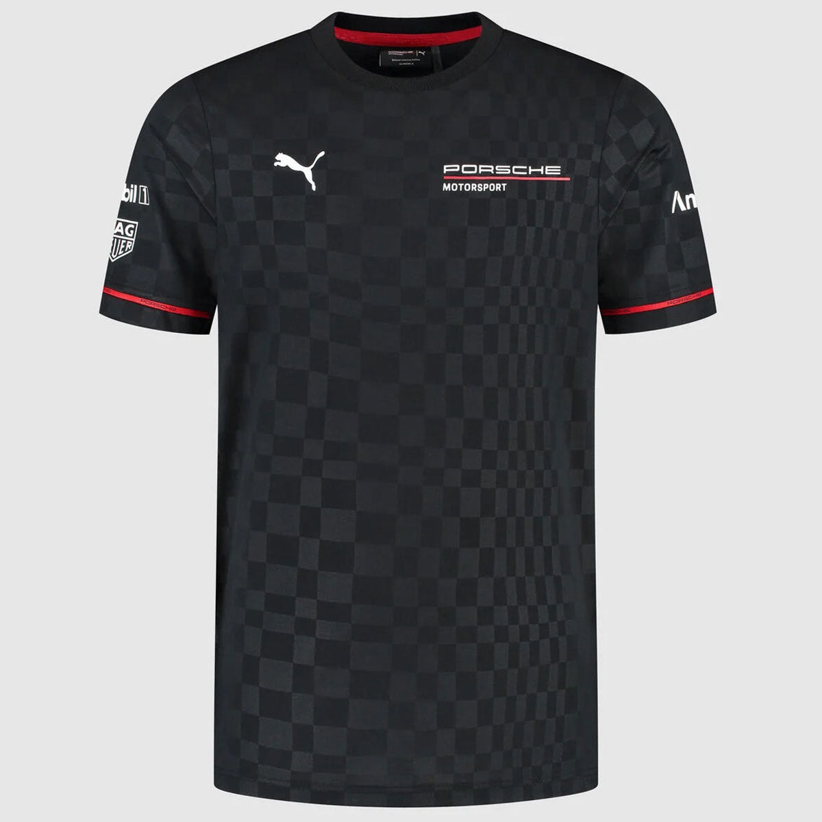 Porsche Motorsport Puma Team T‑Shirt Black Men’s Crew Neck Tee Shirt