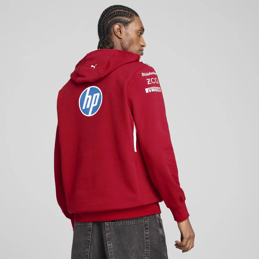 Scuderia Ferrari F1 Team Dark Cherry Red Hoodie Official PUMA Merch