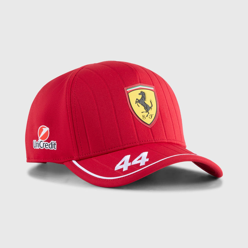 Scuderia Ferrari 2025 F1 Team Cap Lewis Hamilton #44 – Dark Cherry – Official PUMA Merchandise
