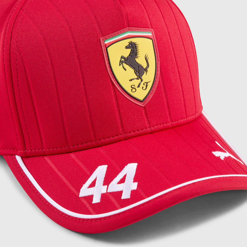 Scuderia Ferrari 2025 F1 Team Cap Lewis Hamilton #44 – Dark Cherry – Official PUMA Merchandise
