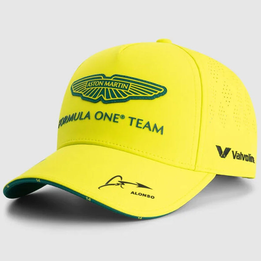 Aston Martin 2025 Fernando Alonso Driver Yellow Cap