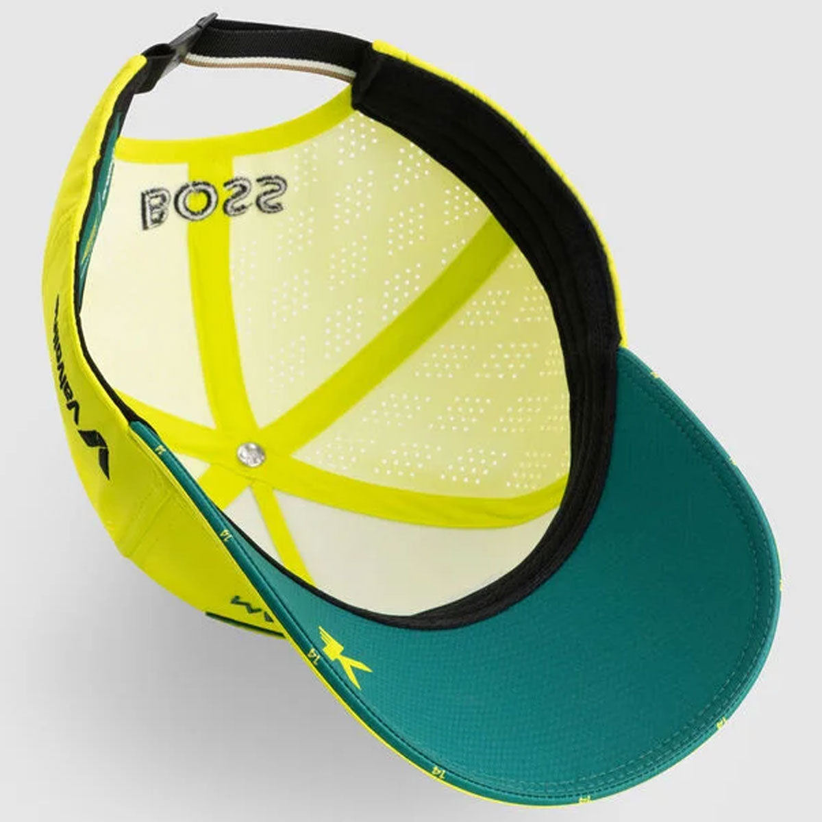 Aston Martin 2025 Fernando Alonso Driver Yellow Cap