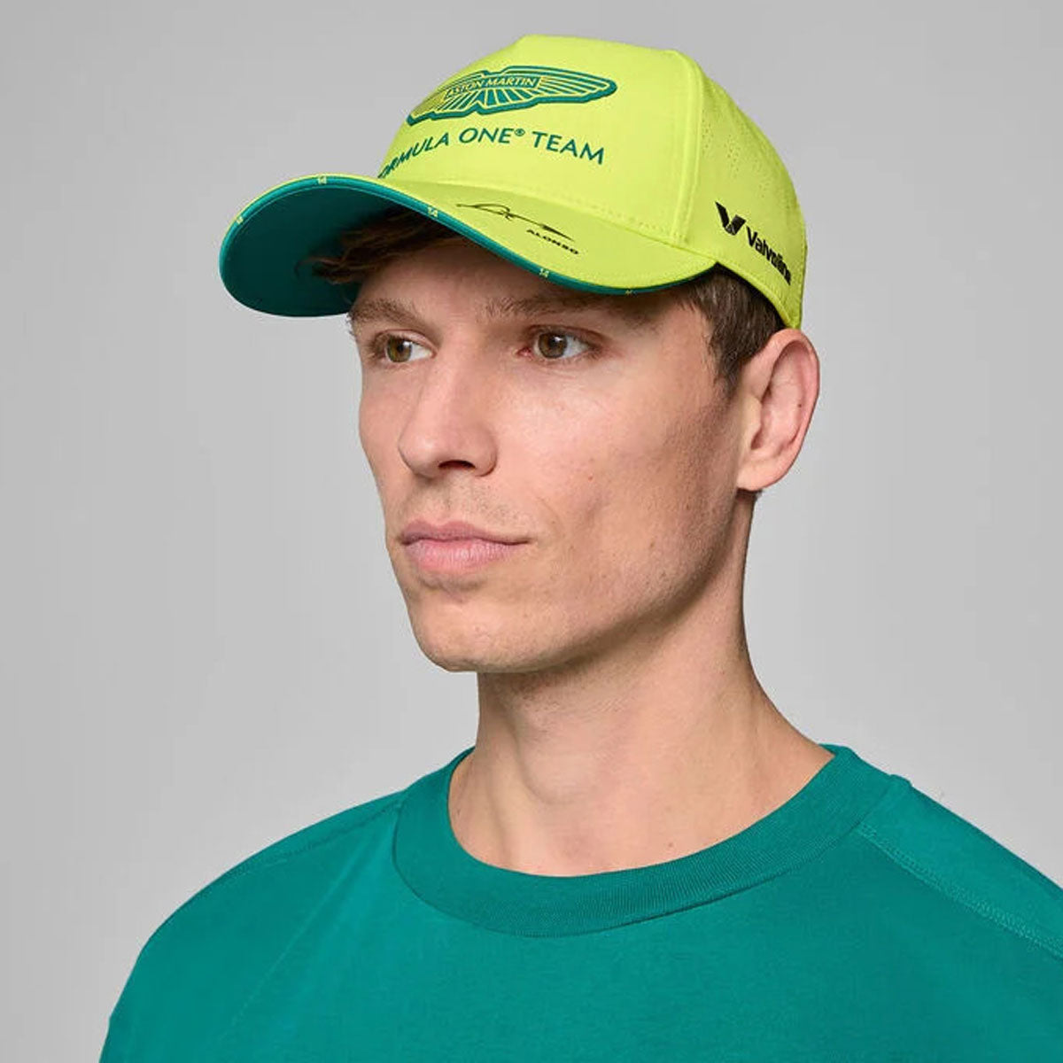 Aston Martin 2025 Fernando Alonso Driver Yellow Cap