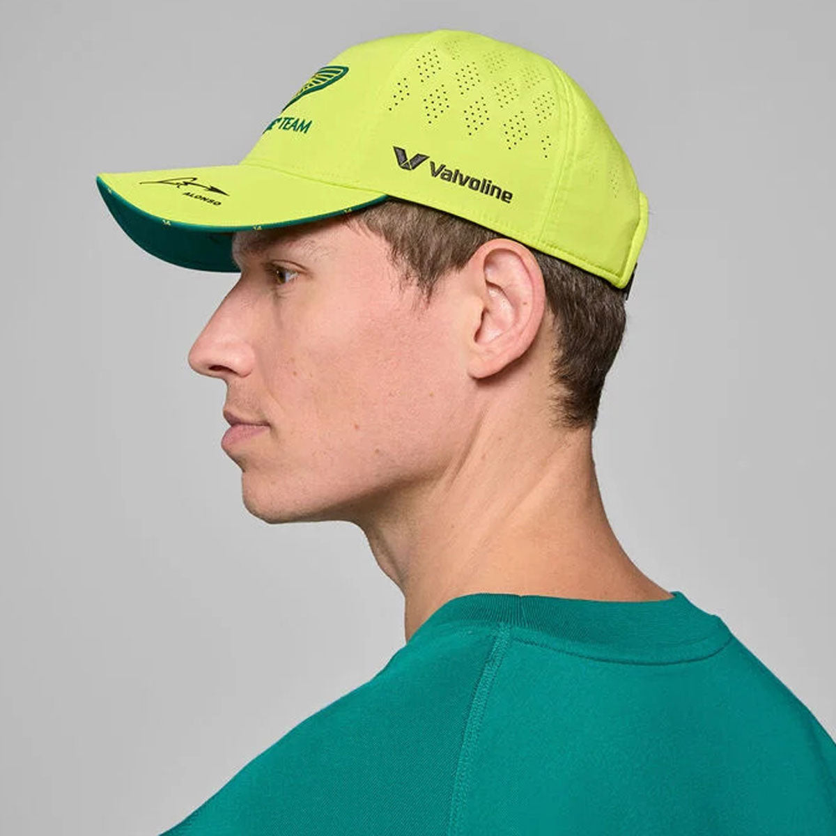 Aston Martin 2025 Fernando Alonso Driver Yellow Cap