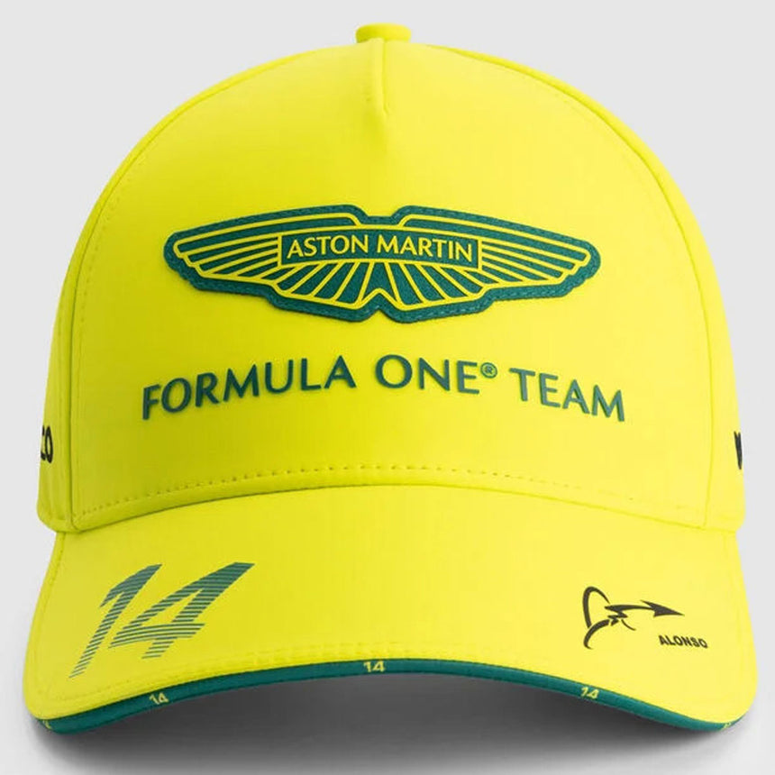 Aston Martin 2025 Fernando Alonso Driver Yellow Cap