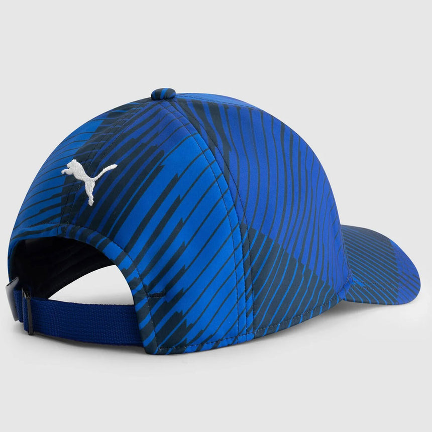 Williams Racing 2025 PUMA All‑Over‑Print Baseball Cap – Navy