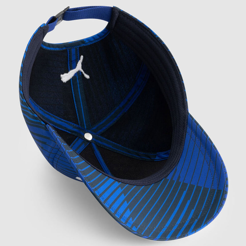 Williams Racing 2025 PUMA All‑Over‑Print Baseball Cap – Navy