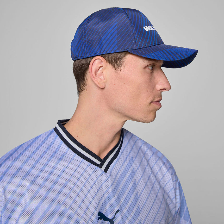 Williams Racing 2025 PUMA All‑Over‑Print Baseball Cap – Navy