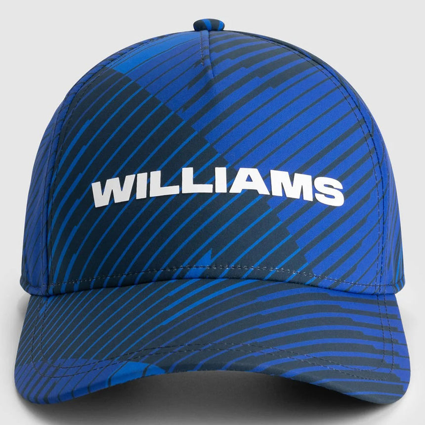 Williams Racing 2025 PUMA All‑Over‑Print Baseball Cap – Navy