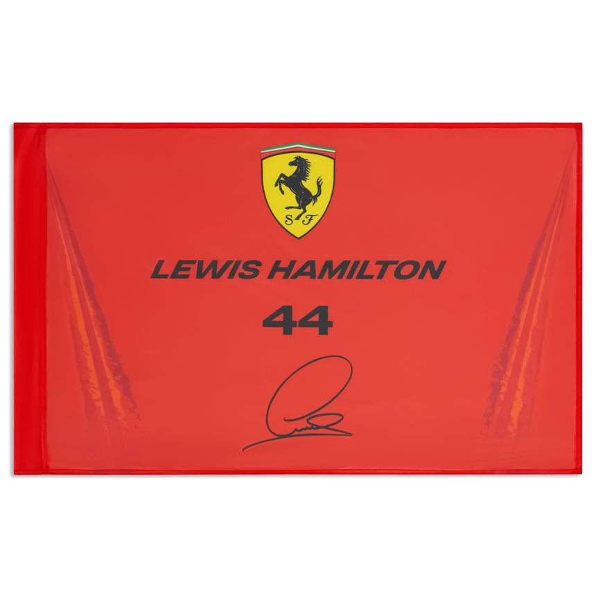 Scuderia Ferrari F1 Team PUMA 2026 Red Lewis Hamilton 3x2 Supporter Fan Flag