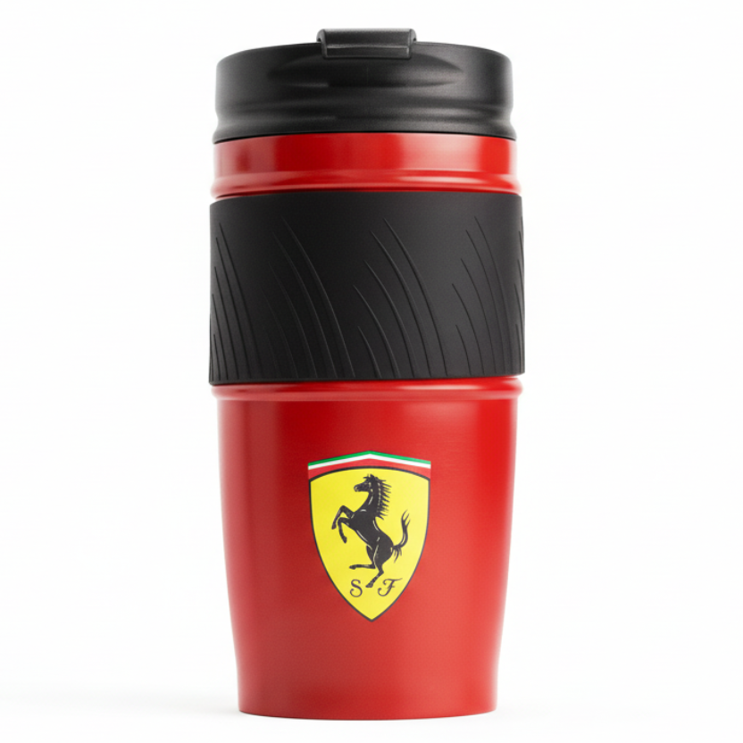 Scuderia Ferrari F1 Team PUMA 2026 Red Thermal Insulated Travel Mug 500ML