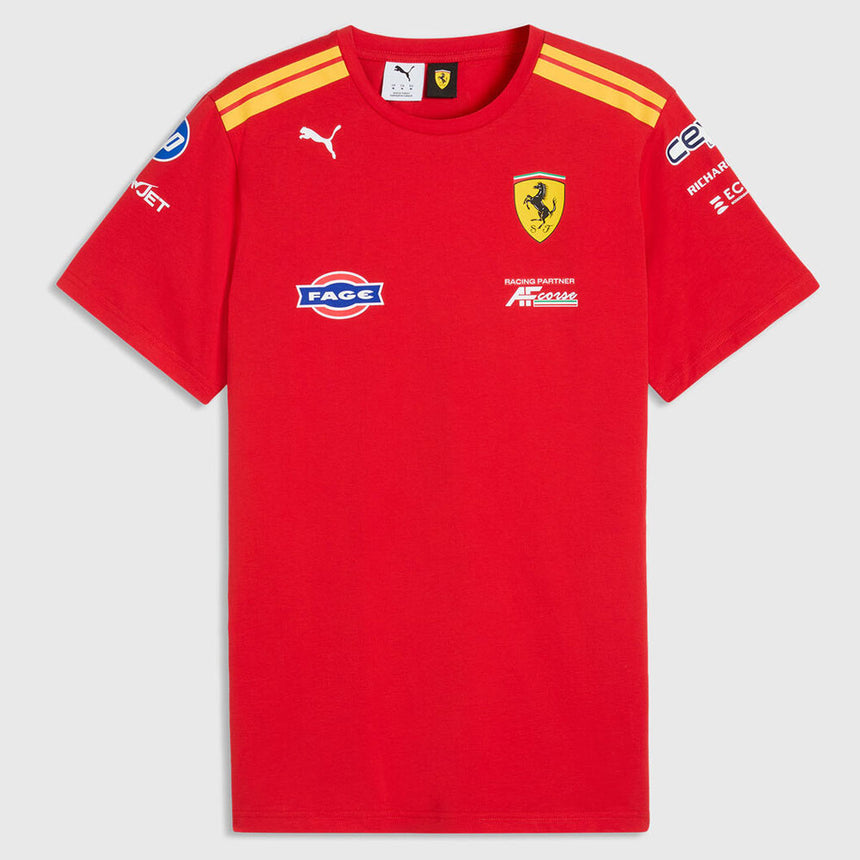 Scuderia Ferrari WEC Hypercar PUMA 2026 Official Licensed Red Drivers Tee Shirt