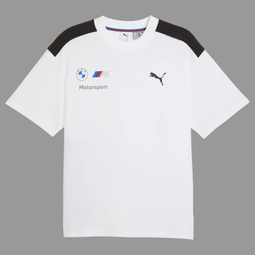 BMW Motorsport M Sport PUMA 2026 White Official Licensed Drivers Tee Shirt