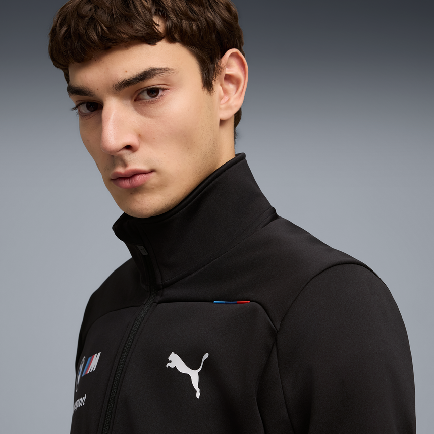 BMW Motorsport PUMA 2026 Black Official WEC Le Mans Softshell Team Jacket