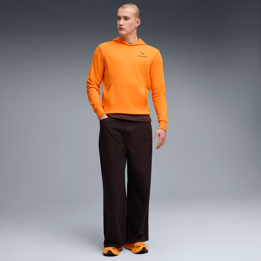 Mclaren F1 Team PUMA 2026 Papaya Essentials Small Logo Hoodie