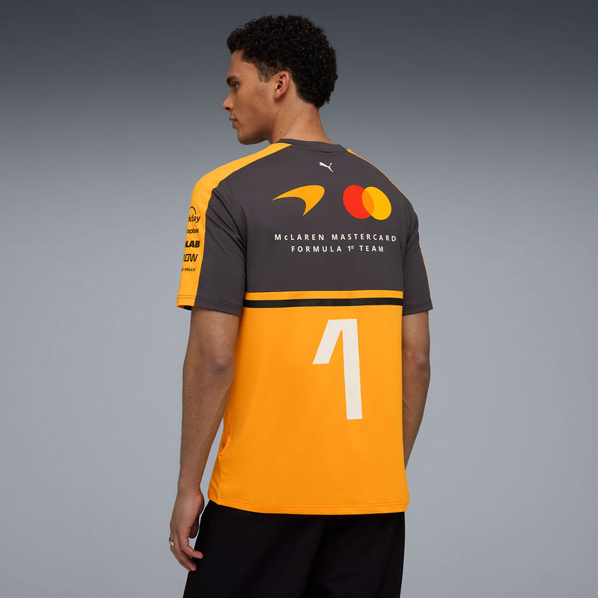 McLaren F1 Team PUMA 2026 Official Licensed Papaya Lando Norris #1 Tee Shirt
