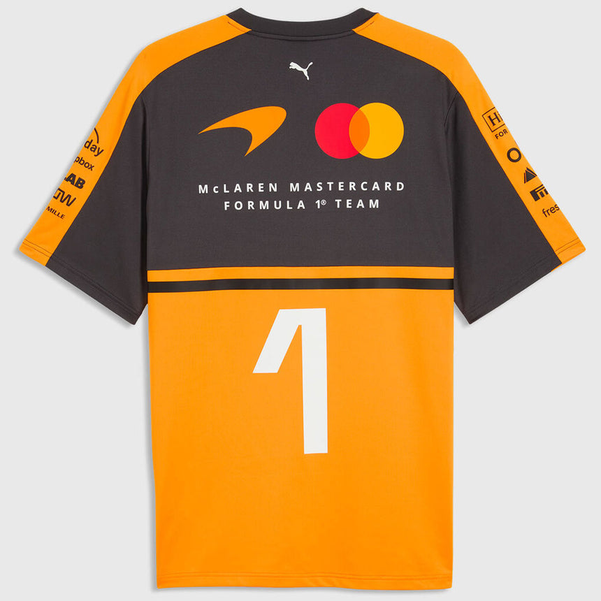 McLaren F1 Team PUMA 2026 Official Licensed Papaya Lando Norris #1 Tee Shirt