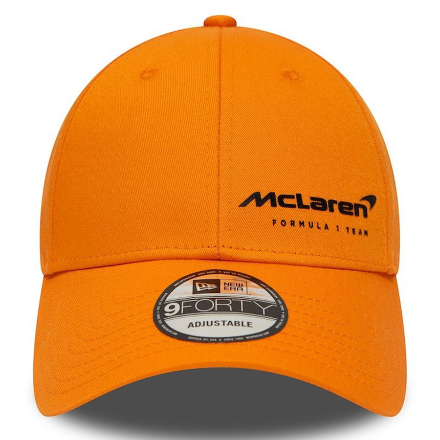 McLaren F1 Side Logo Papaya Orange New Era Snap Back Team Cap