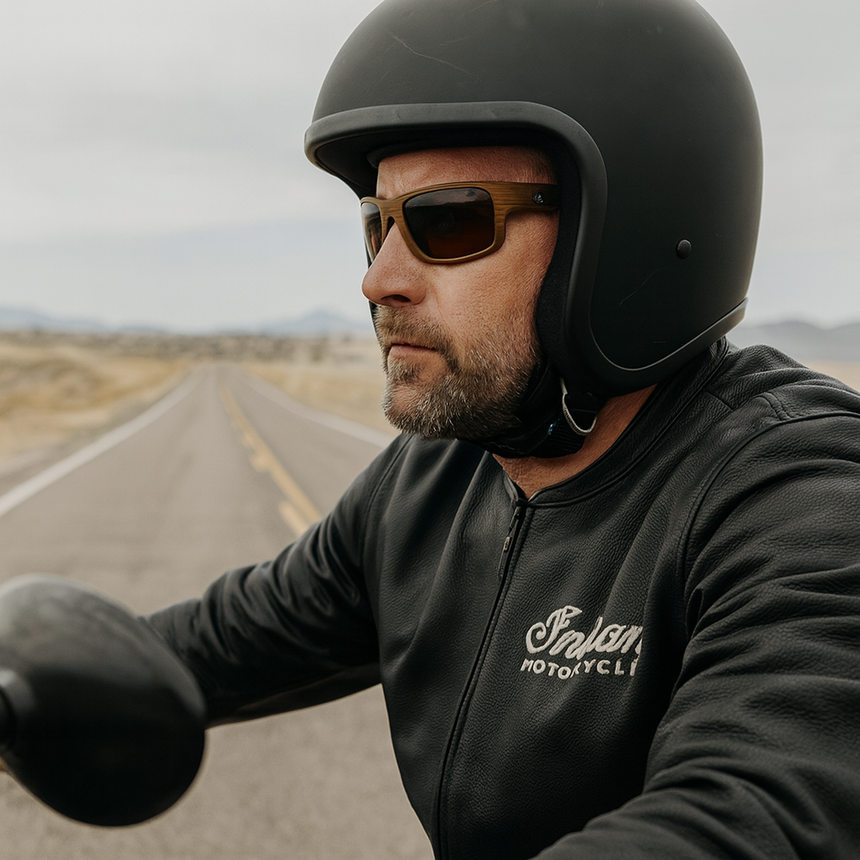 INDIAN Motorcycles Bike & Car Driving Genuine Sunglasses & Glasses Case IN2027