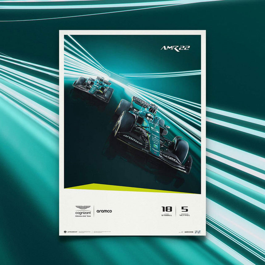 Automobilist Aston Martin F1 Team Season 2022 Poster