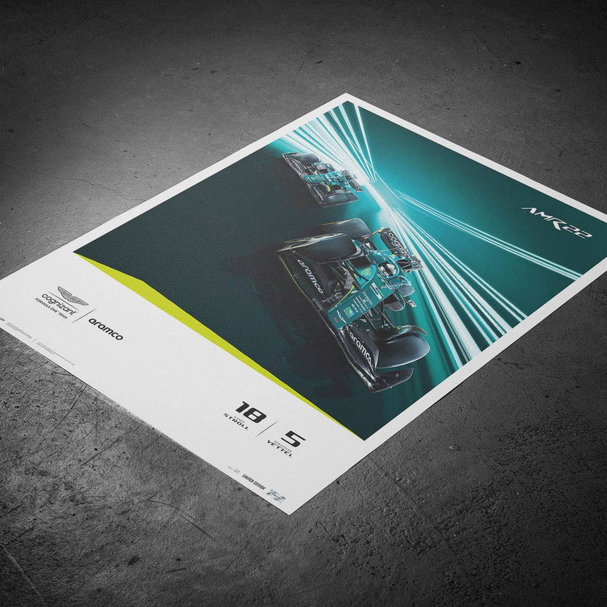 Automobilist Aston Martin F1 Team Season 2022 Poster