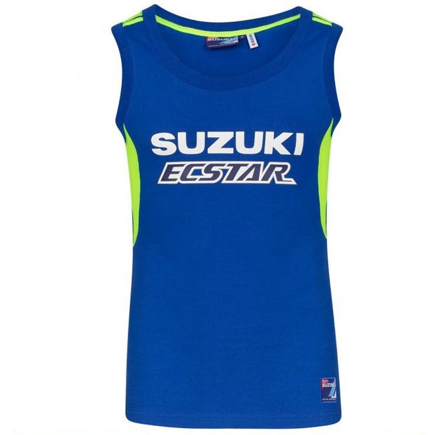Susuki Ecstar Ladies Blue/Neon Green Vest