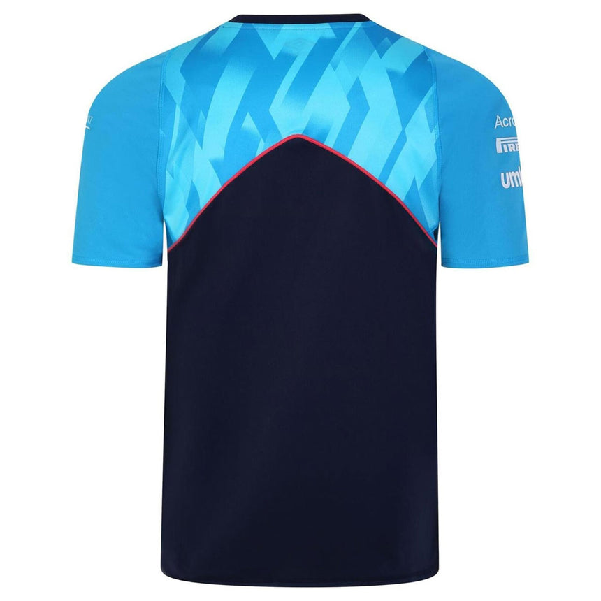 Williams Racing F1 Team Training Jersey Blue Navy Tee Shirt