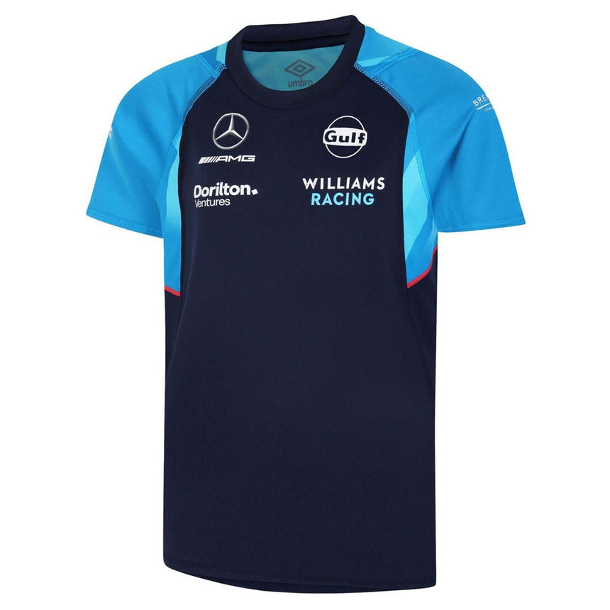 Williams Racing F1 Team Training Jersey Blue Navy Tee Shirt