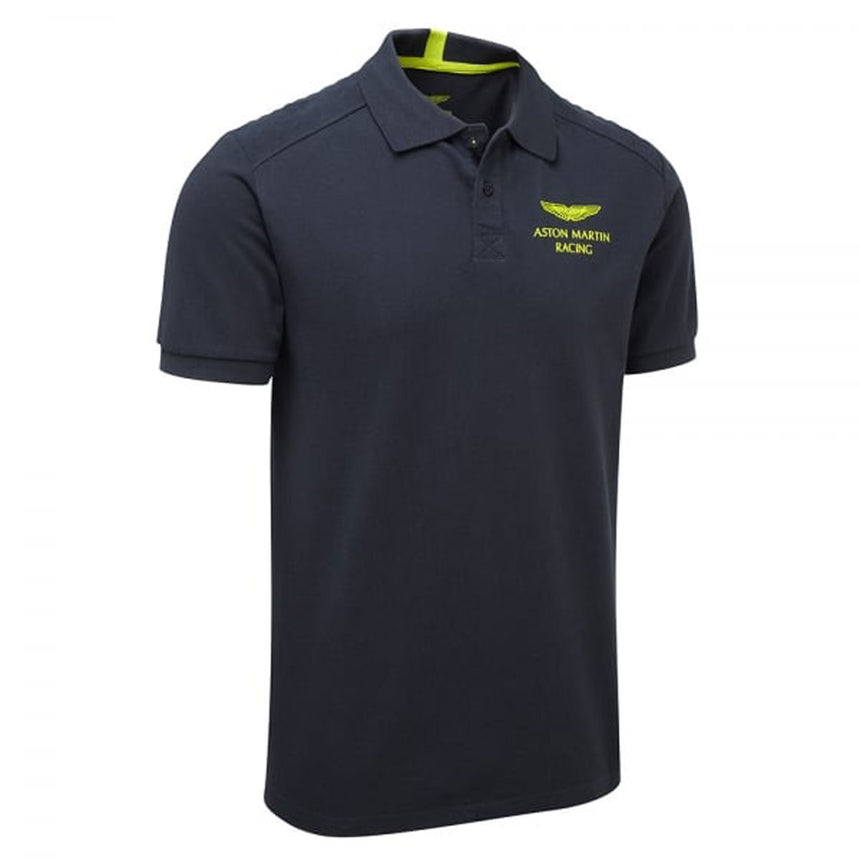 Aston Martin Racing Official 2017 Team Travel Polo Shirt - Navy