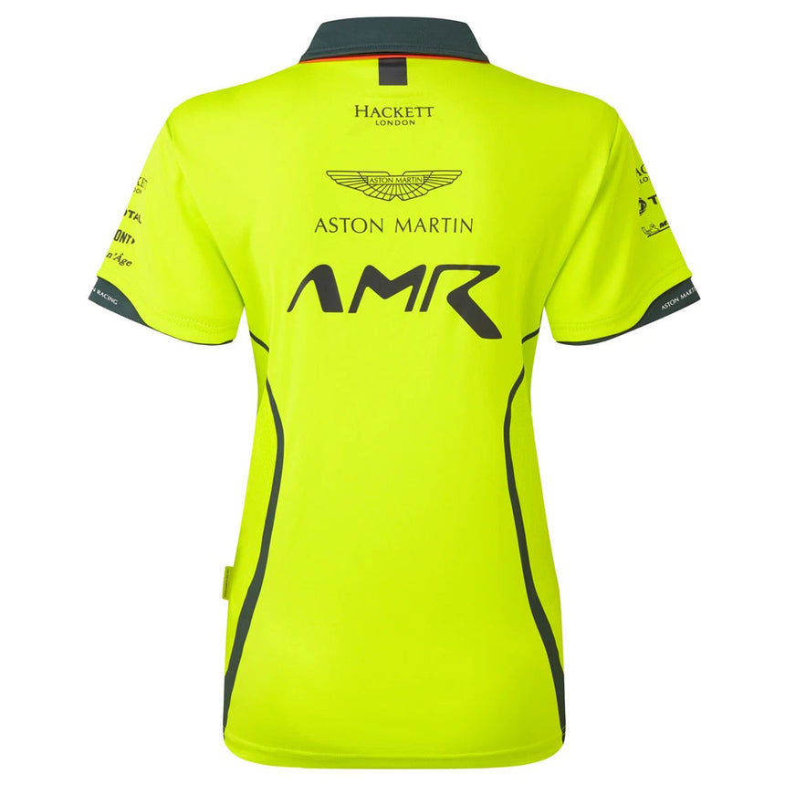 Aston Martin Racing Ladies Team Lime Green Polo Shirt