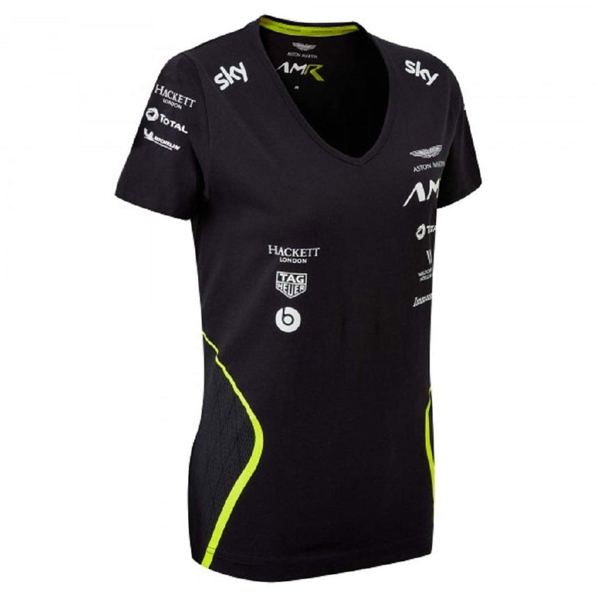Aston Martin Racing AMR Navy Blue Ladies Team Tee Shirt